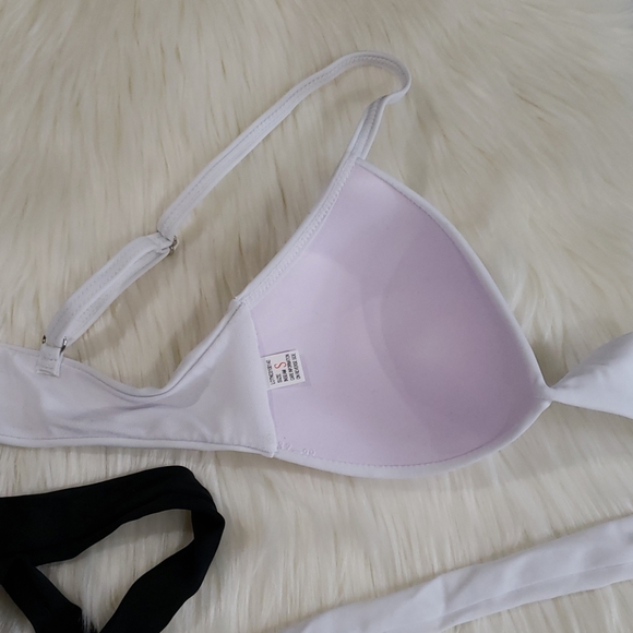 Contrast Push Up Wrap Around Bikini Set - Picture 10 of 11